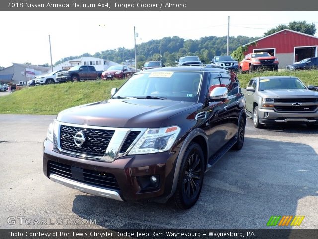 2018 Nissan Armada Platinum 4x4 in Forged Copper