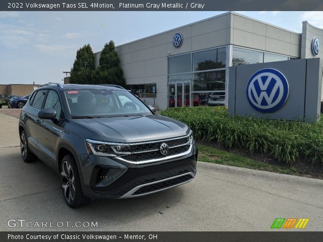 2022 Volkswagen Taos SEL 4Motion in Platinum Gray Metallic