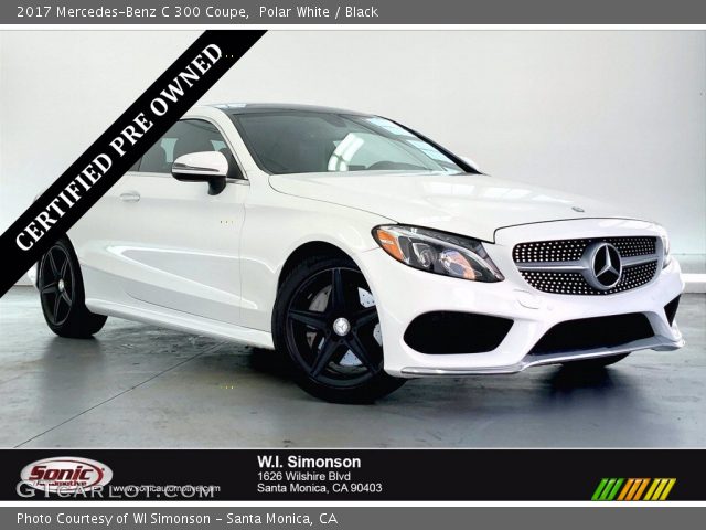 2017 Mercedes-Benz C 300 Coupe in Polar White