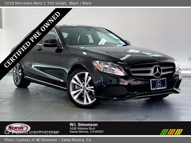 2018 Mercedes-Benz C 300 Sedan in Black