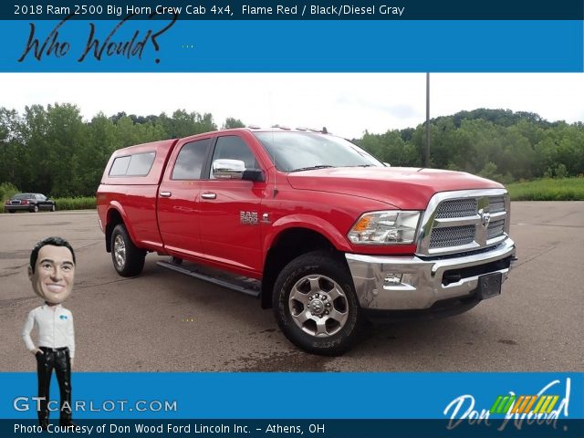 2018 Ram 2500 Big Horn Crew Cab 4x4 in Flame Red