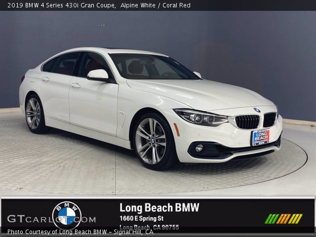 2019 BMW 4 Series 430i Gran Coupe in Alpine White