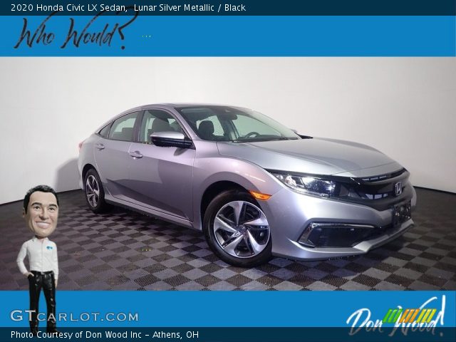 2020 Honda Civic LX Sedan in Lunar Silver Metallic