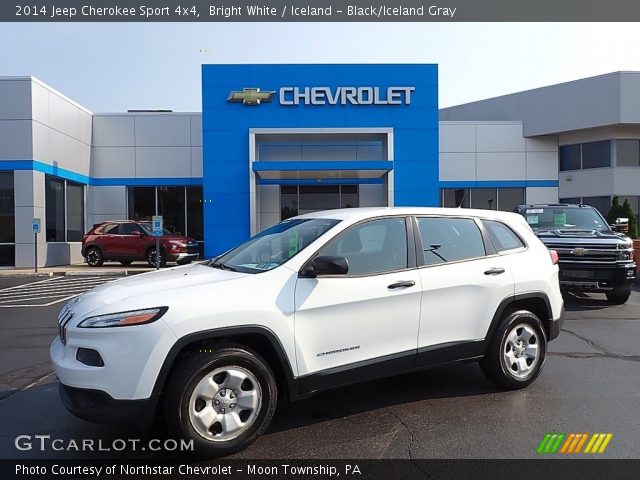 2014 Jeep Cherokee Sport 4x4 in Bright White