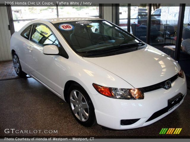 2006 Honda Civic LX Coupe in Taffeta White