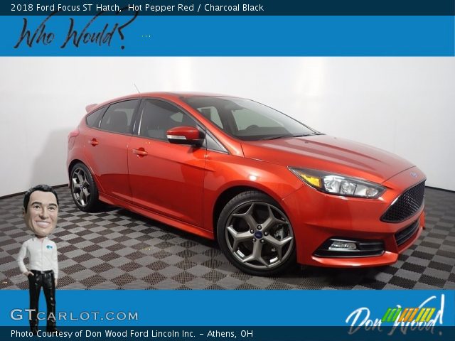2018 Ford Focus ST Hatch in Hot Pepper Red