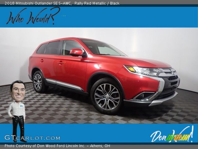 2018 Mitsubishi Outlander SE S-AWC in Rally Red Metallic