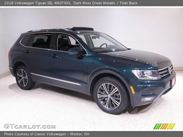 2018 Volkswagen Tiguan SEL 4MOTION in Dark Moss Green Metallic