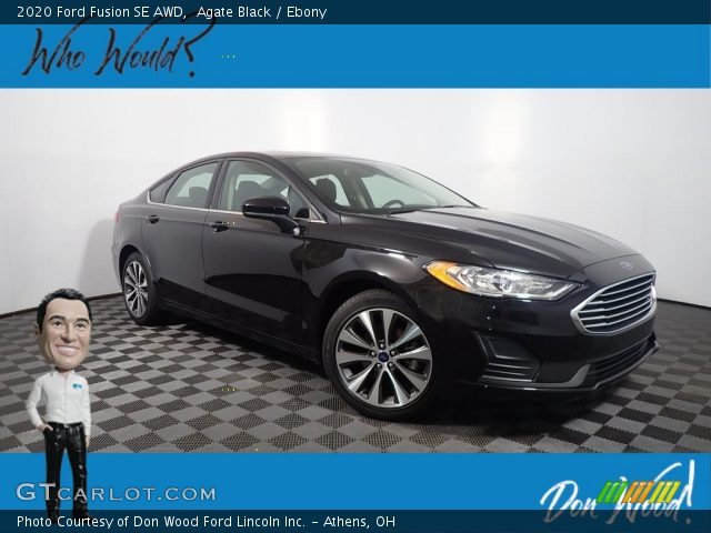 2020 Ford Fusion SE AWD in Agate Black