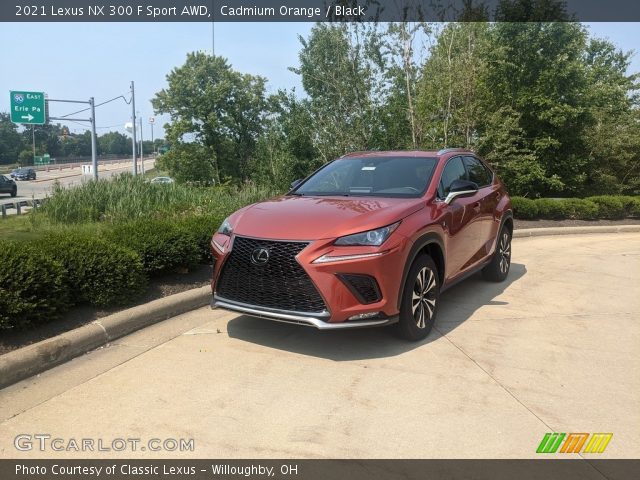 2021 Lexus NX 300 F Sport AWD in Cadmium Orange