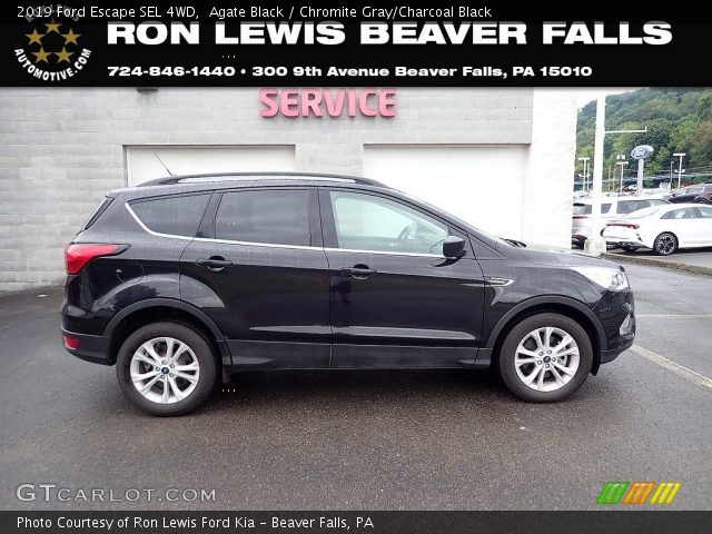 2019 Ford Escape SEL 4WD in Agate Black