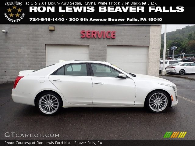 2016 Cadillac CTS 2.0T Luxury AWD Sedan in Crystal White Tricoat