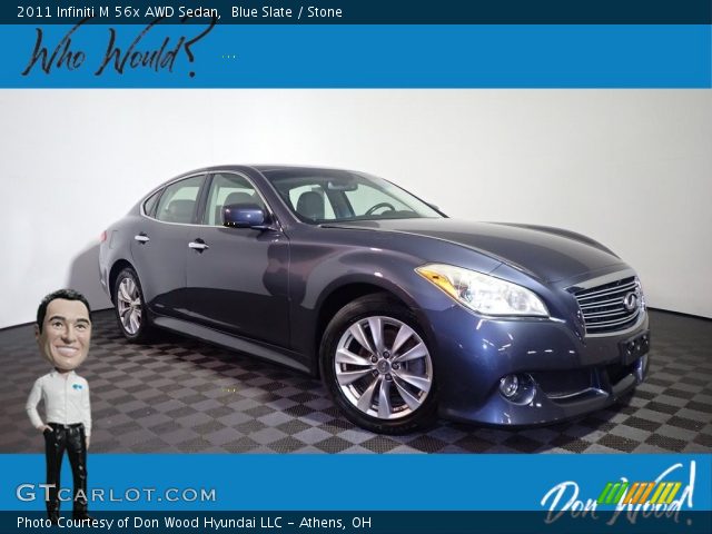 2011 Infiniti M 56x AWD Sedan in Blue Slate