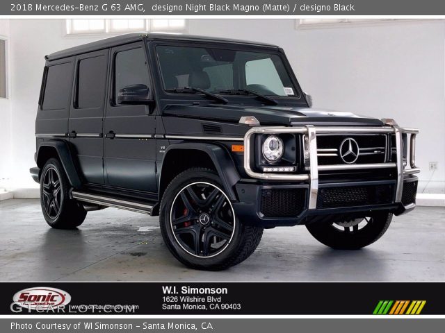 2018 Mercedes-Benz G 63 AMG in designo Night Black Magno (Matte)