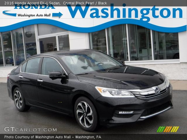 2016 Honda Accord EX-L Sedan in Crystal Black Pearl