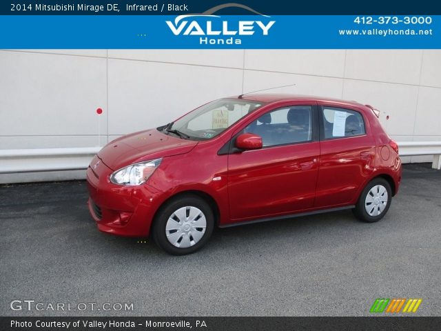 2014 Mitsubishi Mirage DE in Infrared