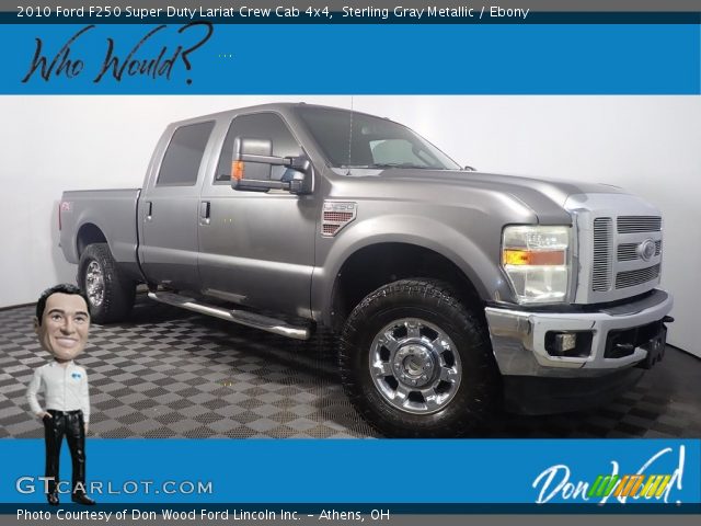 2010 Ford F250 Super Duty Lariat Crew Cab 4x4 in Sterling Gray Metallic