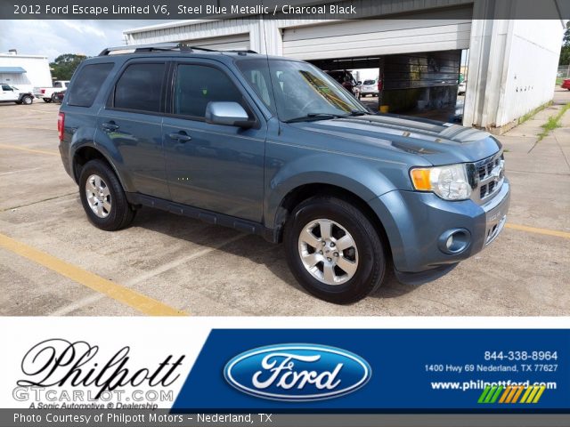 2012 Ford Escape Limited V6 in Steel Blue Metallic