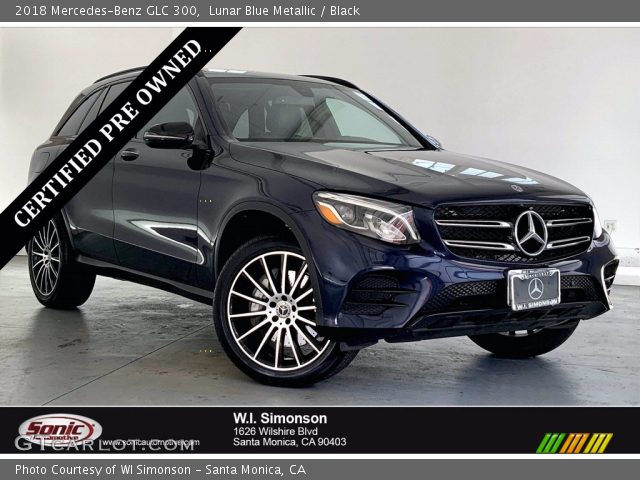 2018 Mercedes-Benz GLC 300 in Lunar Blue Metallic