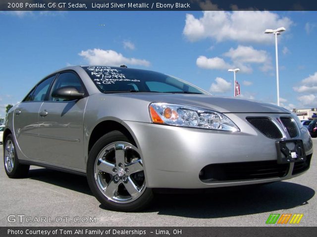 2008 Pontiac G6 GT Sedan in Liquid Silver Metallic