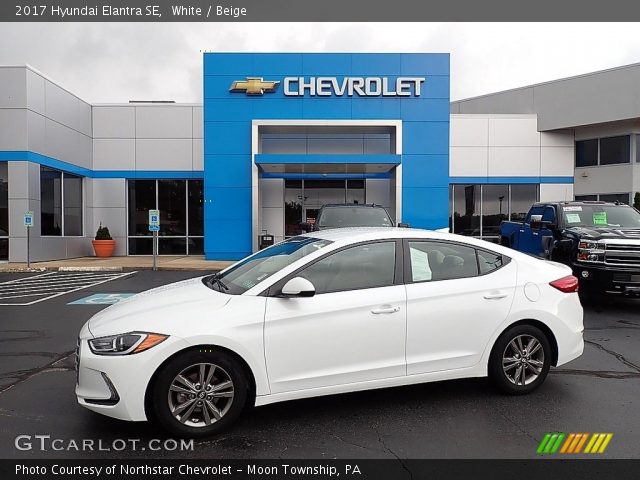2017 Hyundai Elantra SE in White