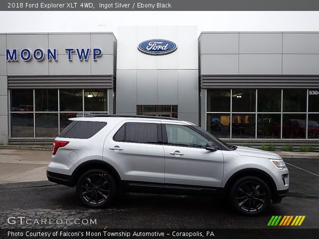 2018 Ford Explorer XLT 4WD in Ingot Silver