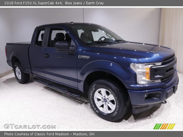 2018 Ford F150 XL SuperCab 4x4 in Blue Jeans