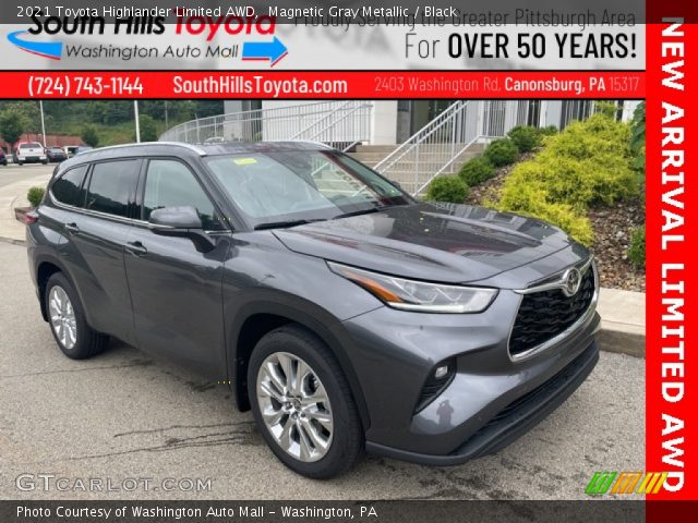 2021 Toyota Highlander Limited AWD in Magnetic Gray Metallic