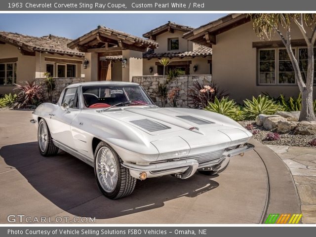 1963 Chevrolet Corvette Sting Ray Coupe in Custom Pearl White
