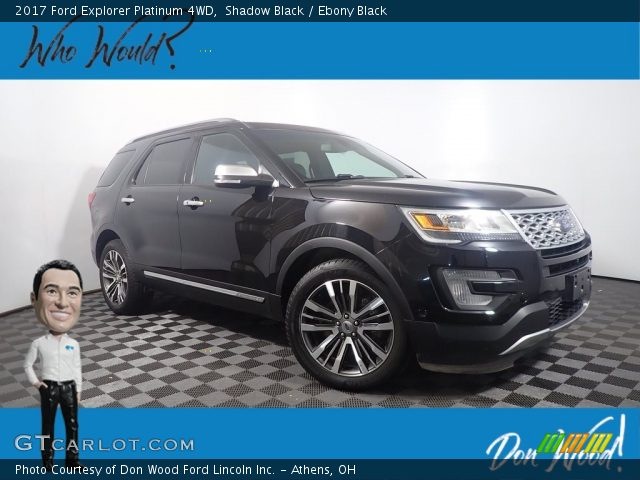 2017 Ford Explorer Platinum 4WD in Shadow Black