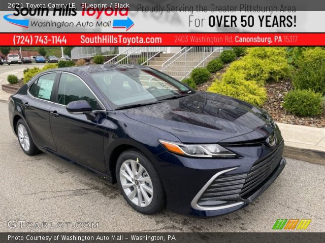 2021 Toyota Camry LE in Blueprint