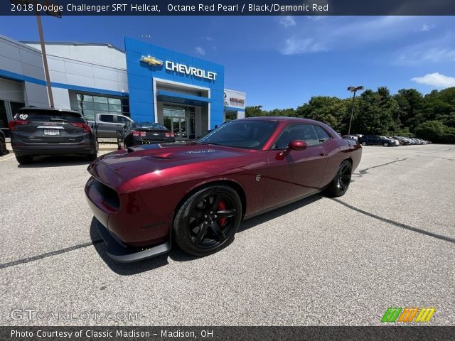 2018 Dodge Challenger SRT Hellcat in Octane Red Pearl