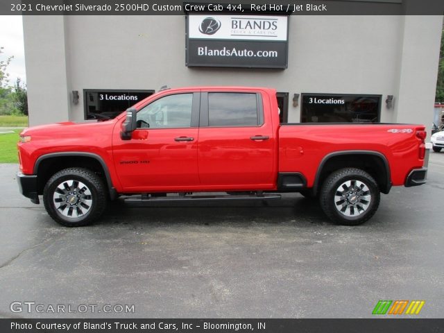 2021 Chevrolet Silverado 2500HD Custom Crew Cab 4x4 in Red Hot