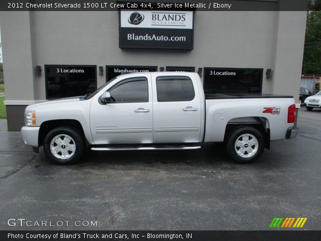 2012 Chevrolet Silverado 1500 LT Crew Cab 4x4 in Silver Ice Metallic