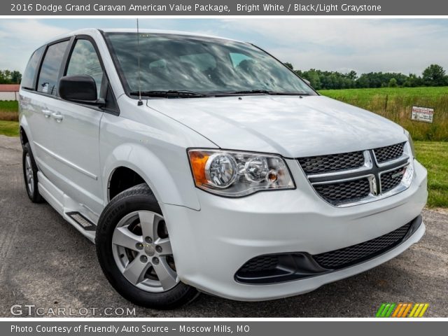 2016 Dodge Grand Caravan American Value Package in Bright White