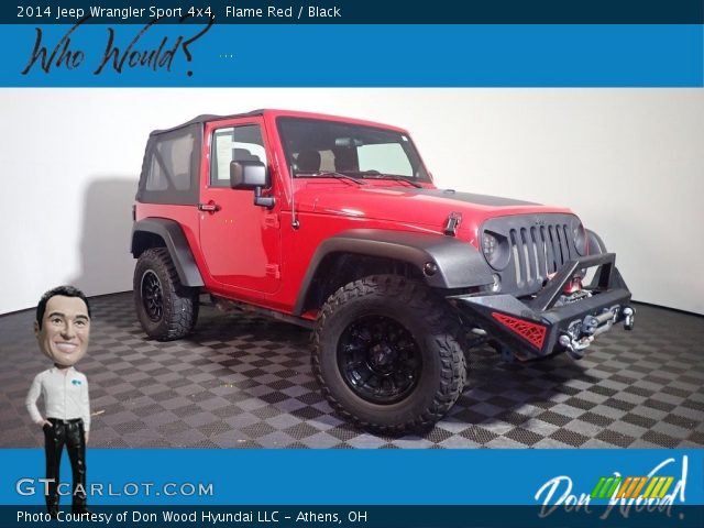 2014 Jeep Wrangler Sport 4x4 in Flame Red