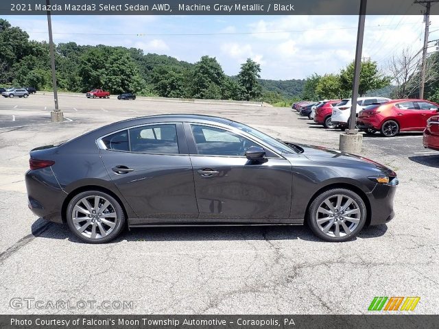 2021 Mazda Mazda3 Select Sedan AWD in Machine Gray Metallic