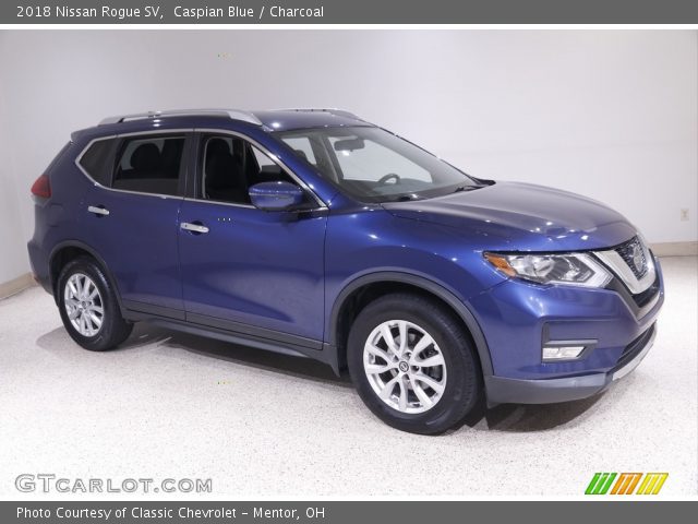 2018 Nissan Rogue SV in Caspian Blue