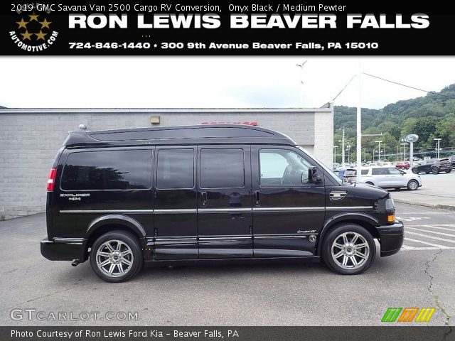 2019 GMC Savana Van 2500 Cargo RV Conversion in Onyx Black