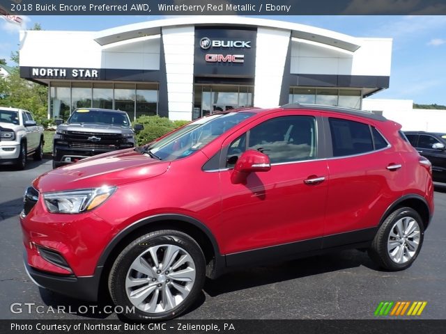 2018 Buick Encore Preferred AWD in Winterberry Red Metallic