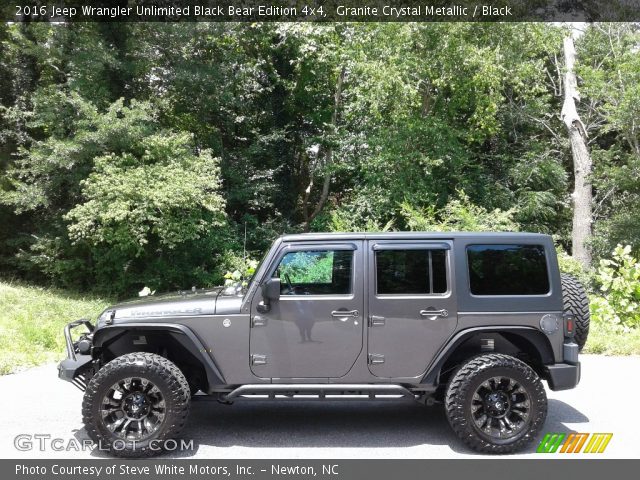 2016 Jeep Wrangler Unlimited Black Bear Edition 4x4 in Granite Crystal Metallic