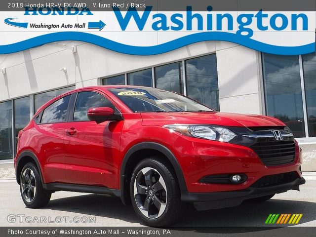 2018 Honda HR-V EX AWD in Milano Red