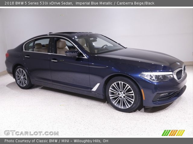 2018 BMW 5 Series 530i xDrive Sedan in Imperial Blue Metallic