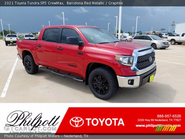 2021 Toyota Tundra SR5 CrewMax in Barcelona Red Metallic