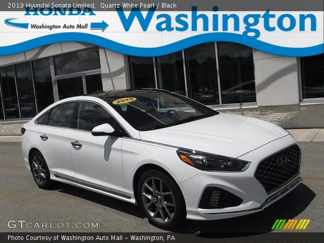 2019 Hyundai Sonata Limited in Quartz White Pearl