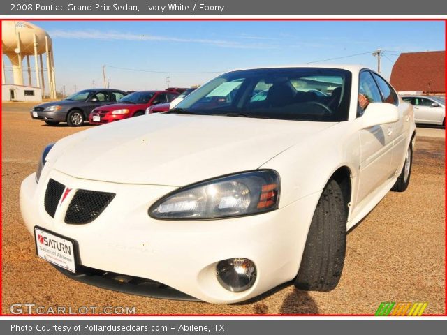 2008 Pontiac Grand Prix Sedan in Ivory White