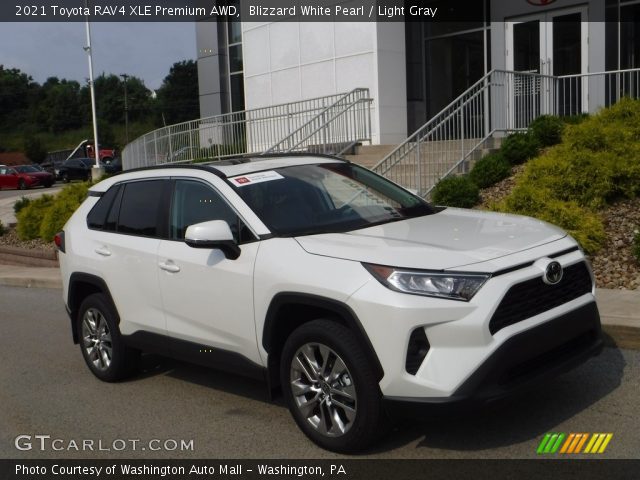 2021 Toyota RAV4 XLE Premium AWD in Blizzard White Pearl