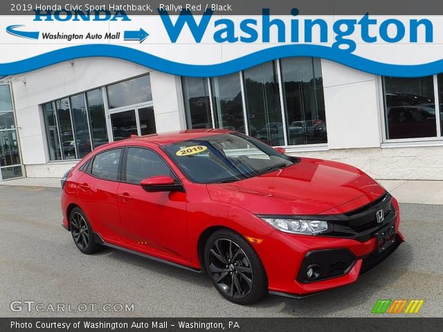 2019 Honda Civic Sport Hatchback in Rallye Red