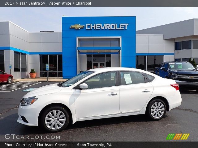 2017 Nissan Sentra SV in Aspen White