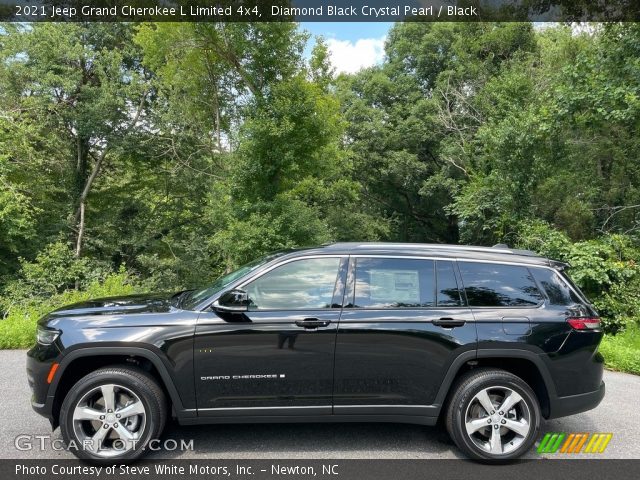 2021 Jeep Grand Cherokee L Limited 4x4 in Diamond Black Crystal Pearl